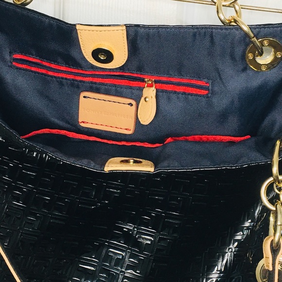 Large Black TOMMY HILFIGER Tote - Picture 6 of 7